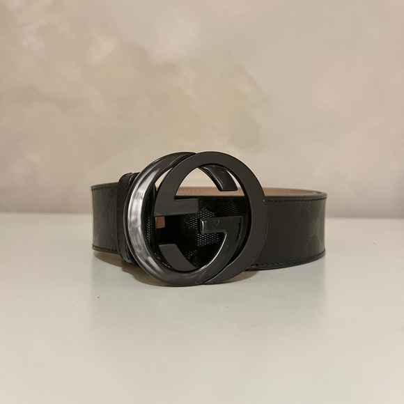 Gucci Belt Unisex Black Color - Picture 1 of 10